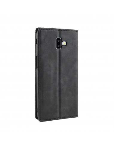 Etui Samsung portefeuille Pour Galaxy J6 Plus Vintage