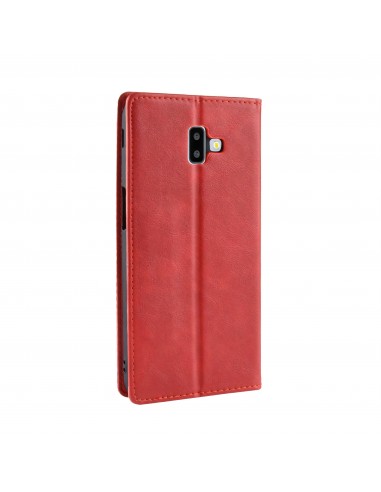 Etui Samsung portefeuille Pour Galaxy J6 Plus Vintage