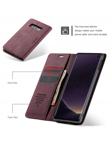 Etui Samsung portefeuille pour Galaxy S10E de la marque CASEME