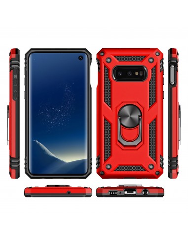 Coque antichoc pour Samsung Galaxy S10E avec partie en metal pour support voiture