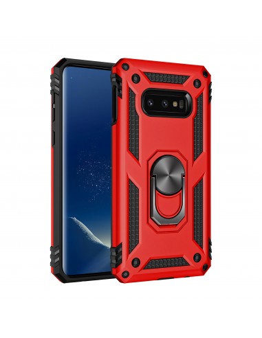 Coque antichoc pour Samsung Galaxy S10E avec partie en metal pour support voiture