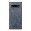 Coque silicone Samsung Galaxy S10 avec rangement cartes - Style cuir