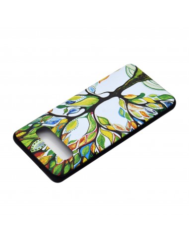 Coque silicone fantaisie pour Samsung Galaxy S10 - Arbre multicolor