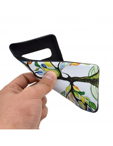 Coque silicone fantaisie pour Samsung Galaxy S10 - Arbre multicolor