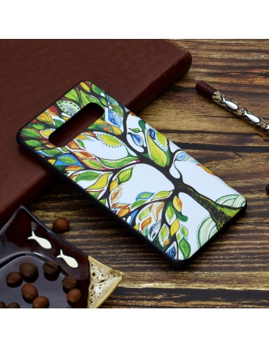 Coque silicone fantaisie pour Samsung Galaxy S10 - Arbre multicolor