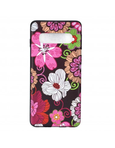 Coque silicone fantaisie pour Samsung Galaxy S10 - Beautiful flowers