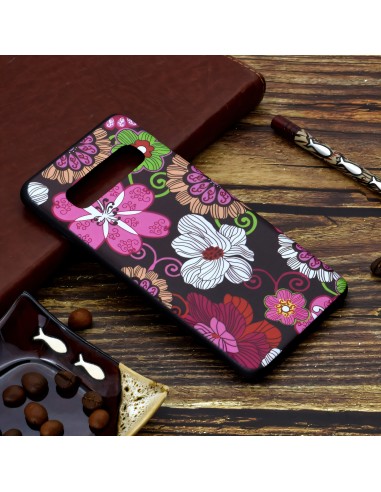 Coque silicone fantaisie pour Samsung Galaxy S10 - Beautiful flowers