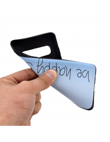 Coque silicone fantaisie pour Samsung Galaxy S10 - Bea happy