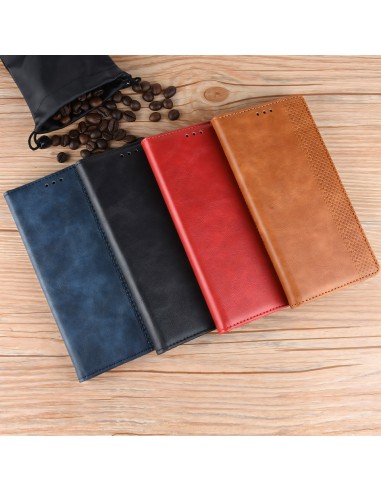 Etui Samsung portefeuille pour Samsung Galaxy A50 Style Vintage