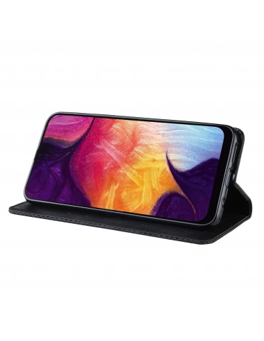 Etui Samsung portefeuille pour Samsung Galaxy A50 Style Vintage