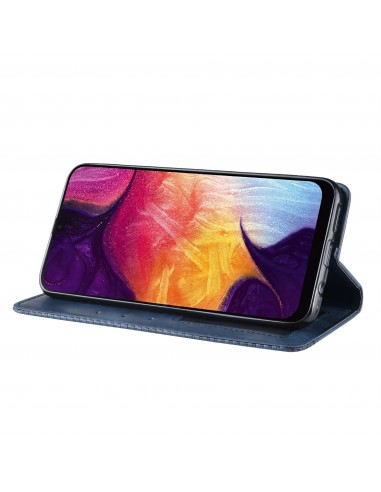 Etui Samsung portefeuille pour Samsung Galaxy A50 Style Vintage