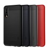 Coque silicone pour Galaxy A50 Style fibre de carbone MOFI