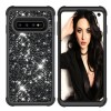 Coque antichoc hybride pour Galaxy S10 - Style paillettes