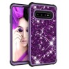 Coque antichoc hybride pour Galaxy S10 - Style paillettes