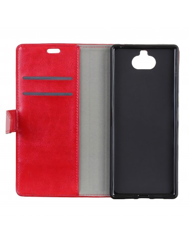 Etui portefeuille pour Sony Xperia 10 Plus - Crazy horse