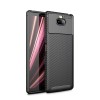 Coque silicone antichoc Sony Xperia 10 - MOFI - Style fibre de carbone