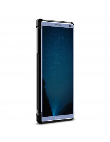 Coque antichoc silicone pour Sony Xperia 10 - IMAK - Aspect fibre de carbone