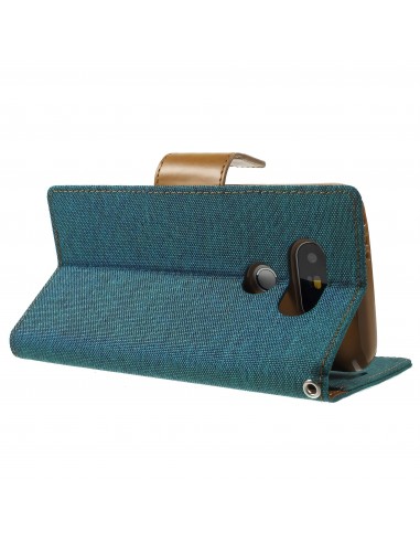 Etui portefeuille LG G5 avec rangements cartes - MERCURY