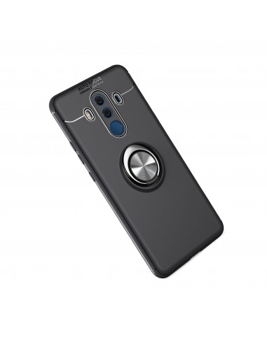 Coque silicone pour Huawei Mate 10 Pro avec anneau en metal