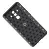Coque silicone pour Huawei Mate 10 Pro avec anneau en metal