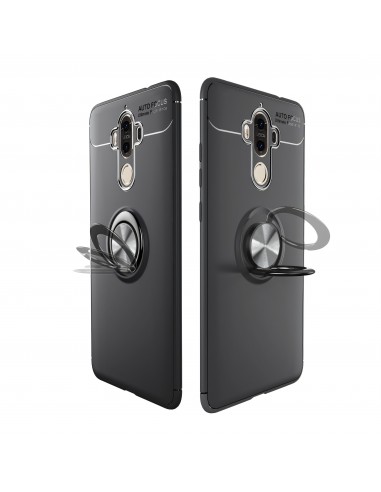 Coque silicone pour Huawei Mate 9 avec anneau en metal