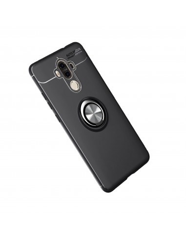 Coque silicone pour Huawei Mate 9 avec anneau en metal