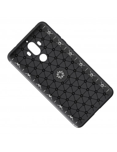 Coque silicone pour Huawei Mate 9 avec anneau en metal