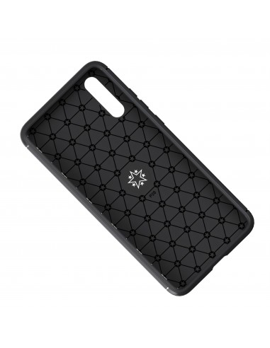 Coque silicone pour Huawei P20 Pro avec anneau en metal