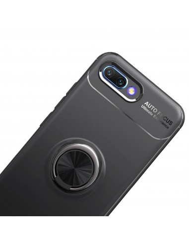 Coque silicone pour Huawei Honor 10 avec anneau en metal