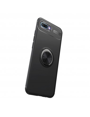 Coque silicone pour Huawei Honor 10 avec anneau en metal