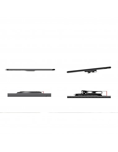 Coque silicone pour Huawei Honor 7C / Enjoy 8 avec anneau en metal