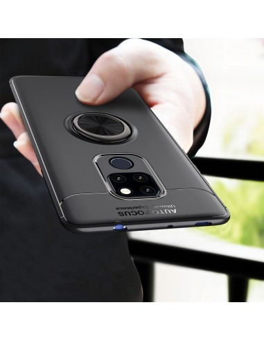 Coque silicone avec anneau idéal pour support voiture pour Huawei Mate 20 