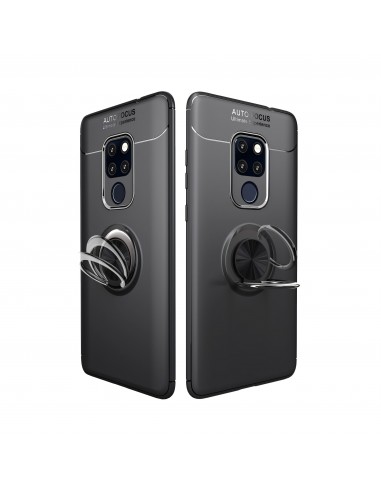 Coque silicone Huawei Mate 20 X avec anneau rotatif