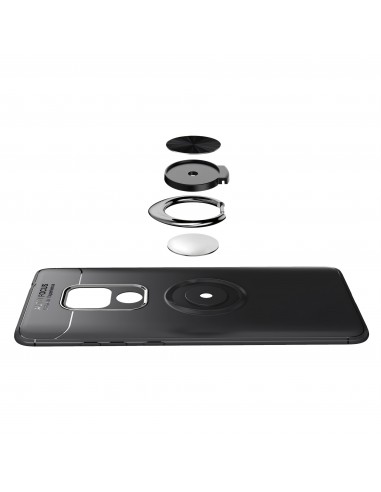 Coque silicone Huawei Mate 20 X avec anneau rotatif