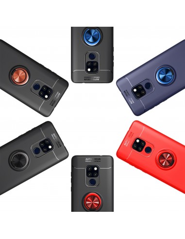 Coque silicone Huawei Mate 20 X avec anneau rotatif
