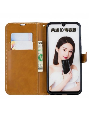 Etui portefeuille Huawei P Smart 2019 et Honor 10 Lite Style Jean