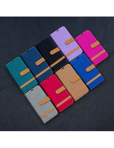 Etui portefeuille Huawei P Smart 2019 et Honor 10 Lite Style Jean
