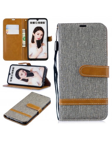 Etui portefeuille Huawei P Smart 2019 et Honor 10 Lite Style Jean