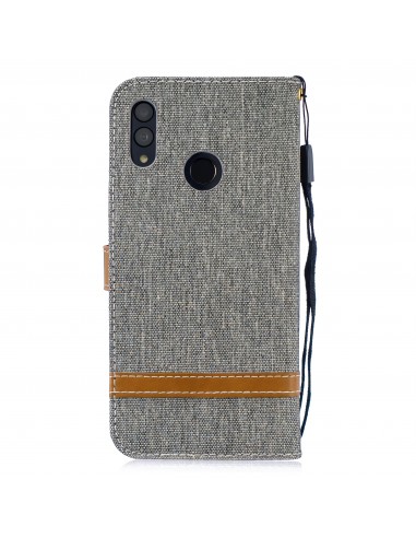 Etui portefeuille Huawei P Smart 2019 et Honor 10 Lite Style Jean