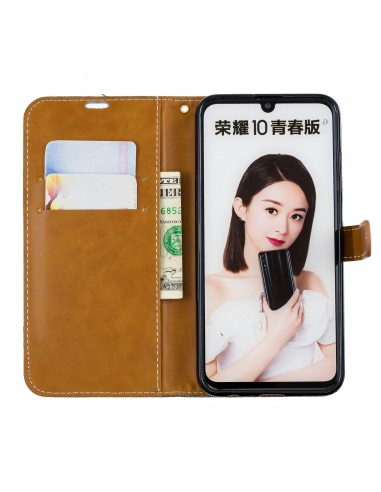 Etui portefeuille Huawei P Smart 2019 et Honor 10 Lite Style Jean