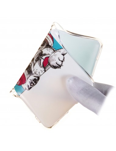 Coque silicone Huawei P30 Pro Fantaisie Phosphorescente Chien branché