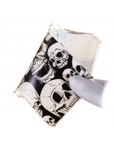 Coque silicone Huawei P30 Pro Cranes Skulls Fantaisie Phosphorescente 