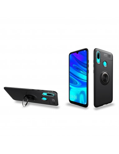 Coque silicone Honor 10 Lite / P Smart 2019 avec anneau