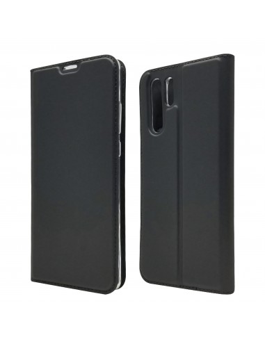 Etui portefeuille Huawei P30 Pro avec contour silicone