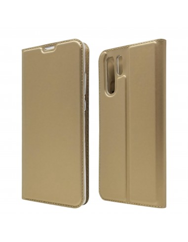 Etui portefeuille Huawei P30 Pro avec contour silicone