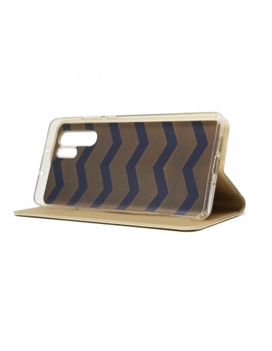 Etui portefeuille Huawei P30 Pro avec contour silicone