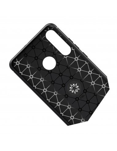 Coque silicone Huawei P30 Lite avec anneau en metal