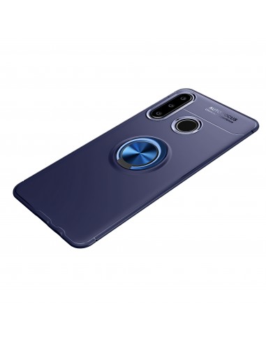 Coque silicone Huawei P30 Lite avec anneau en metal