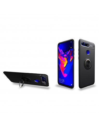 Coque silicone Huawei Honor View 20 et Huawei V20 avec anneau en metal