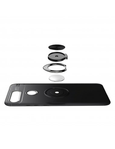 Coque silicone Huawei Honor View 20 et Huawei V20 avec anneau en metal